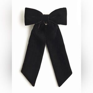 J. Crew velvet bow barrette (NWT)